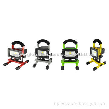 20W Recharge LED Floodlights with 6 Hours and 8,800mAh, IP65 IP Rating